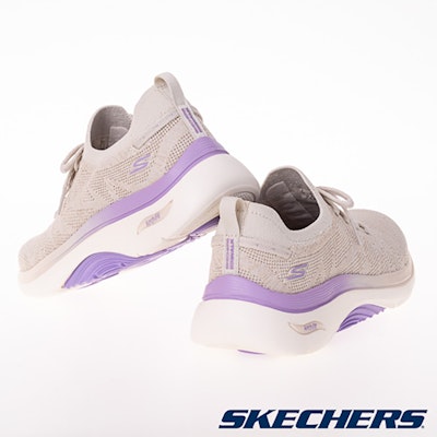 (Women) Skechers Go Walk Arch Fit 2.0 Walking Shoes Beige Off-white 125320NTPR Cheap (Women) Skechers Go Walk Arch Fit 2.0 Walking Shoes Beige Off-white 125320NTPR