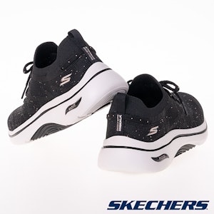 (W) SKECHERS GO WALK ARCH FIT 2.0 Kasut Jalan Warna Hitam 125320BKRG Cheap (W) SKECHERS GO WALK ARCH FIT 2.0 Kasut Jalan Warna Hitam 125320BKRG