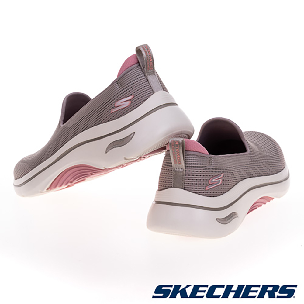 Cheap (W) Skechers Go Walk Arch Fit 2.0 Zapatos para Caminar Rosa Powder 125304TPPK