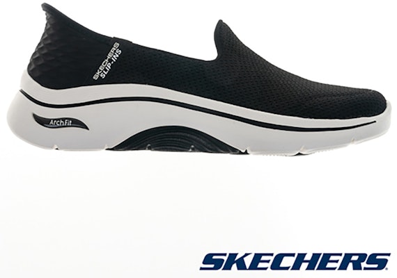(Women) SKECHERS GO WALK Arch Fit 2.0 Wide Walking Shoes Black 125315WBKW Order (Women) SKECHERS GO WALK Arch Fit 2.0 Wide Walking Shoes Black 125315WBKW