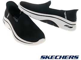 (W) 斯凯奇 GO WALK Arch Fit 2.0 宽版健步鞋 黑色 125315WBKW Lookbook (W) 斯凯奇 GO WALK Arch Fit 2.0 宽版健步鞋 黑色 125315WBKW