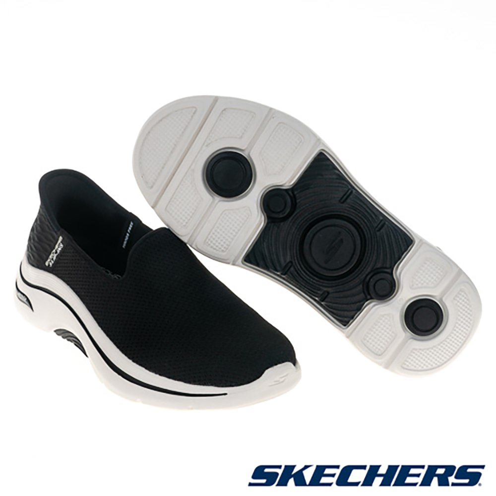 Shop (W) SKECHERS GO WALK Arch Fit 2.0 Sepatu Jalan Lebar Hitam 125315WBKW