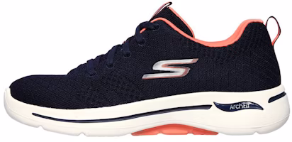 (Women) Skechers Go Walk Arch Fit - 'Unify Blue Pink' 124403-NVCL (Women) Skechers Go Walk Arch Fit - 'Unify Blue Pink' 124403-NVCL