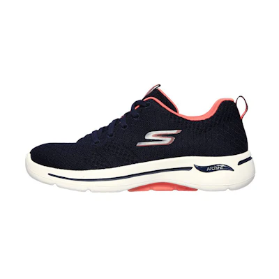 (W) Skechers Go Walk Arch Fit - 'Unify Blue Pink'