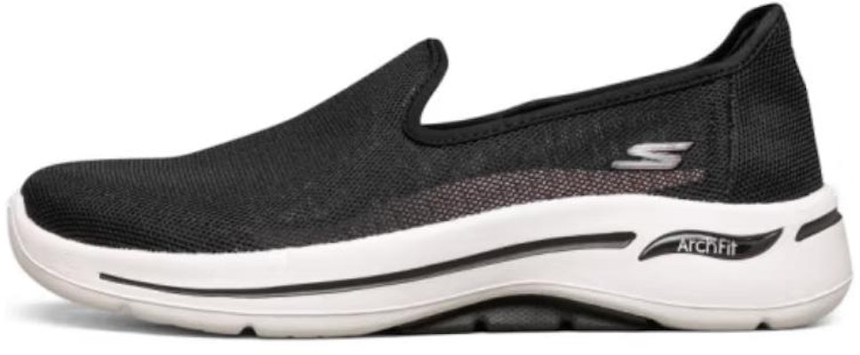 (Women) Skechers Go Walk Arch Fit 'Black White' 896018-BKW Buy (Women) Skechers Go Walk Arch Fit 'Black White' 896018-BKW