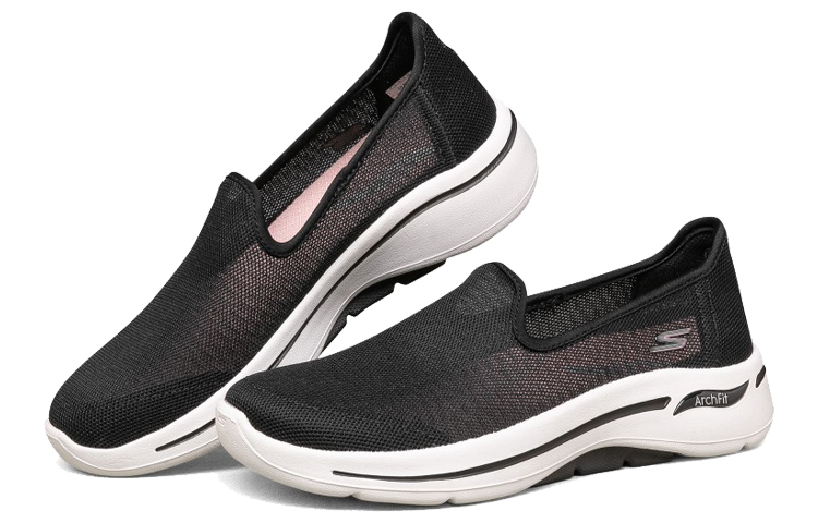 Shop (W) Skechers Go Walk Arch Fit 'Negro Blanco' 896018-BKW
