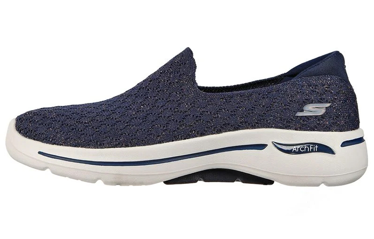 (Women) Skechers Go Walk Arch Fit 'Blue' 124499-NVGY