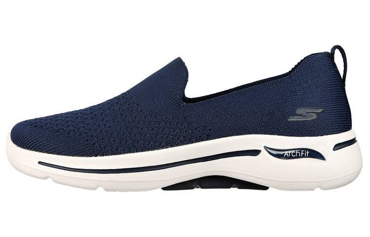(Women) Skechers Go Walk Arch Fit 'Blue Slip-On' 124418-NVY