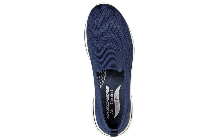 Shop (W) 斯凯奇Go Walk Arch Fit '蓝色一脚蹬' 124418-NVY
