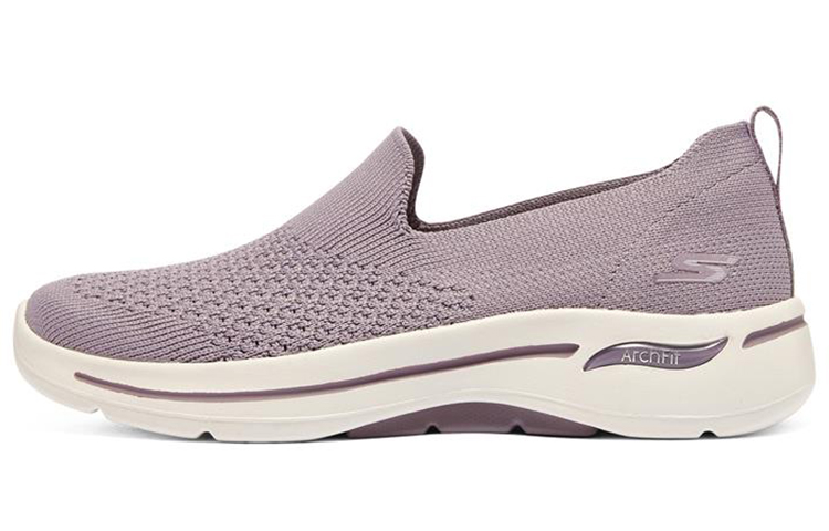 (Women) Skechers Go Walk Arch Fit Slip on 'Taupe Purple' 124418-MVE