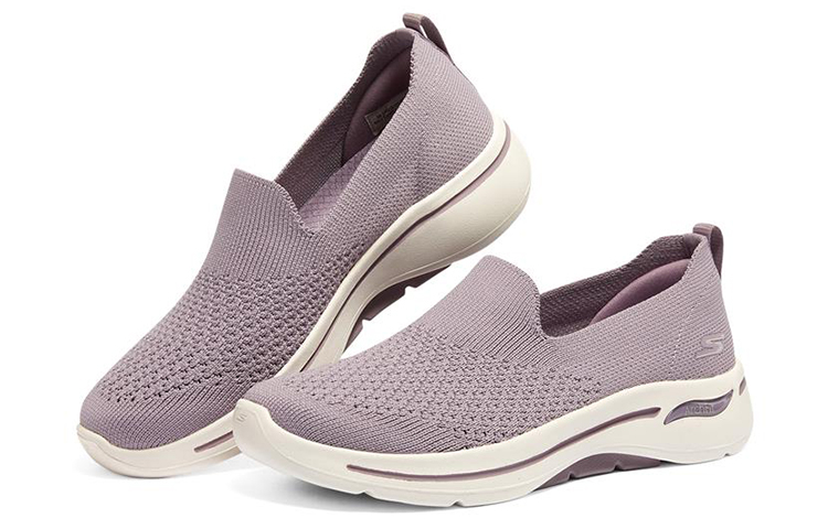 (W) Skechers Go Walk Arch Fit Slip on 'Taupe Purple' 圖 3