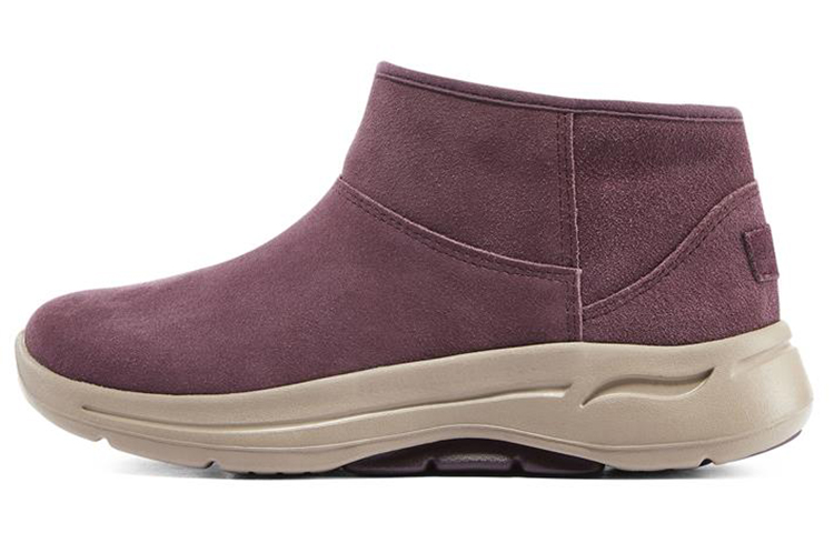 (Women) Skechers Go Walk Arch Fit 'Burgundy Snow Boot' 144404-BURG