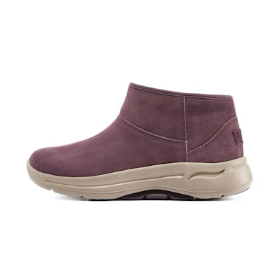 (W) Skechers Go Walk Arch Fit 'Burgundy Snow Boot'