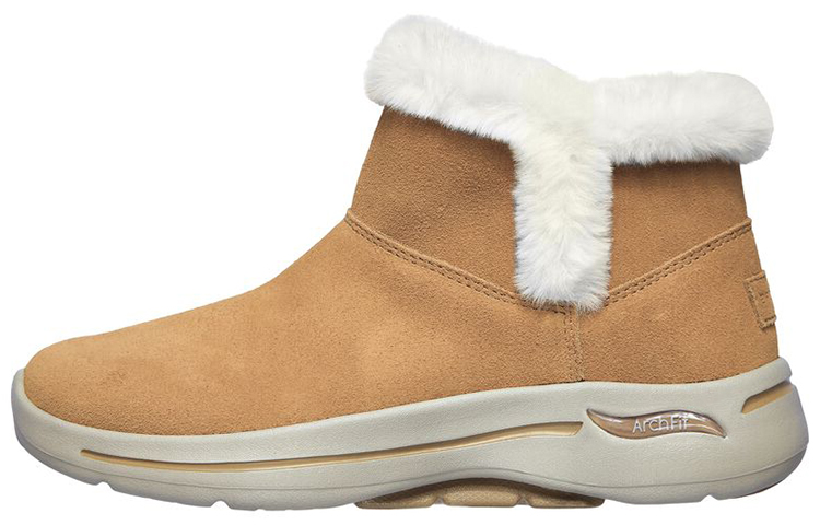 (Women) Skechers Go Walk Arch Fit 'Casual Fashion Snow Boot Brown' 144400-CSNT