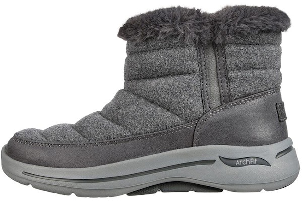 (W) 斯凯奇Go Walk Arch Fit灰色休闲时尚雪地靴 144403-CHAR Buy (W) 斯凯奇Go Walk Arch Fit灰色休闲时尚雪地靴 144403-CHAR