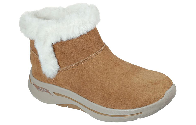 (W) Skechers Go Walk Arch Fit 'Casual Fashion Snow Boot Brown' 圖 3