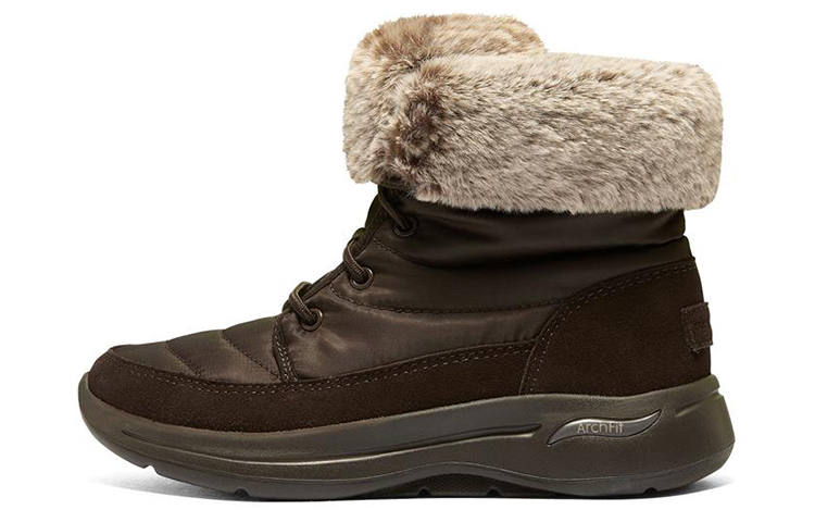 (Women) Skechers Go Walk Arch Fit 'Brown' 144409-CHOC