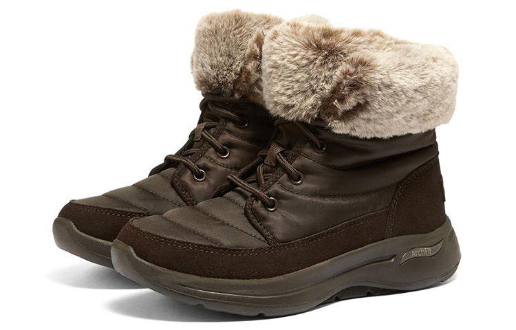 Lookbook (W) Skechers Go Walk Arch Fit 'Coklat' 144409-CHOC