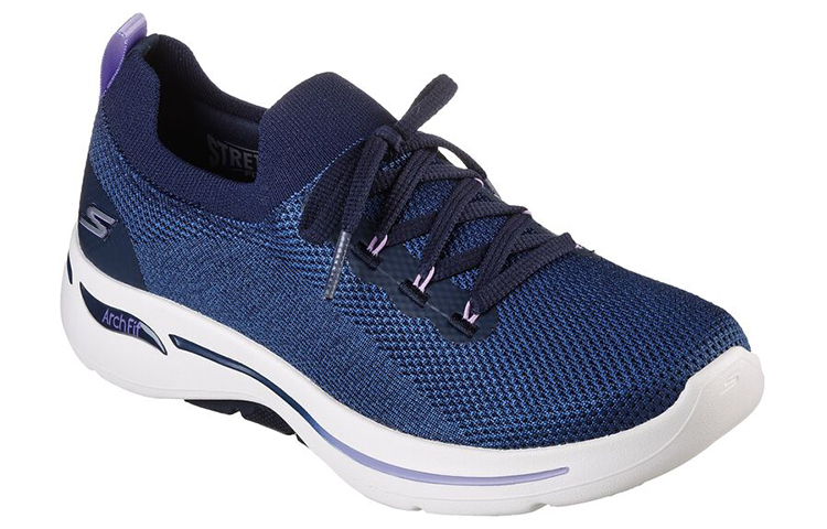 Lookbook (W) 스케쳐스 고워크 아치핏 '클랜시 블루' 124863-NVLV