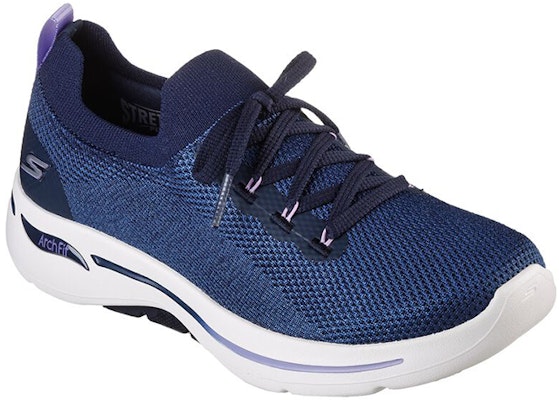 (Women) Skechers Go Walk Arch Fit 'Clancy Blue' 124863-NVLV Lookbook (Women) Skechers Go Walk Arch Fit 'Clancy Blue' 124863-NVLV