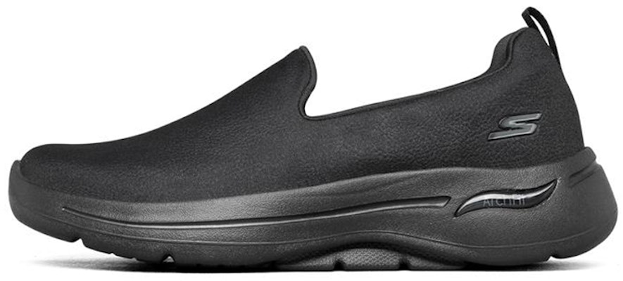 (W) Skechers Go Walk Arch Fit Slip On 'Triple Black' Hitam Penuh 124411-BBK Buy (W) Skechers Go Walk Arch Fit Slip On 'Triple Black' Hitam Penuh 124411-BBK