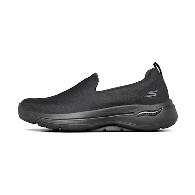 (W) Skechers Go Walk Arch Fit Slip on 'Triple Black'