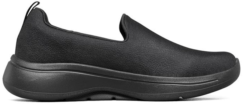 (W) Skechers Go Walk Arch Fit Slip On 'Triple Black' Hitam Penuh 124411-BBK Order (W) Skechers Go Walk Arch Fit Slip On 'Triple Black' Hitam Penuh 124411-BBK