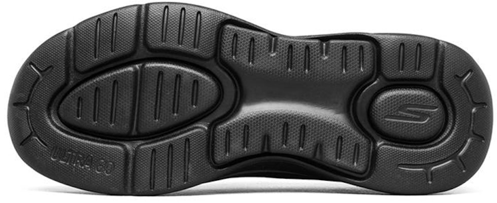 (W) Skechers Go Walk Arch Fit Slip On 'Triple Black' Hitam Penuh 124411-BBK Purchase (W) Skechers Go Walk Arch Fit Slip On 'Triple Black' Hitam Penuh 124411-BBK