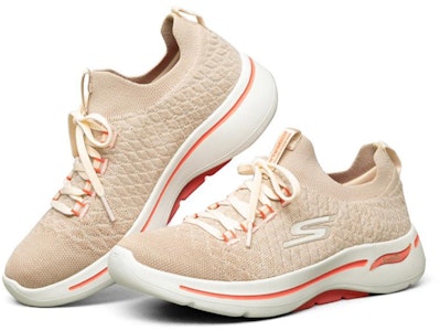 (W) Skechers Go Walk Arch Fit Zapatillas para Correr Rosa 124407-TPCL Lookbook (W) Skechers Go Walk Arch Fit Zapatillas para Correr Rosa 124407-TPCL