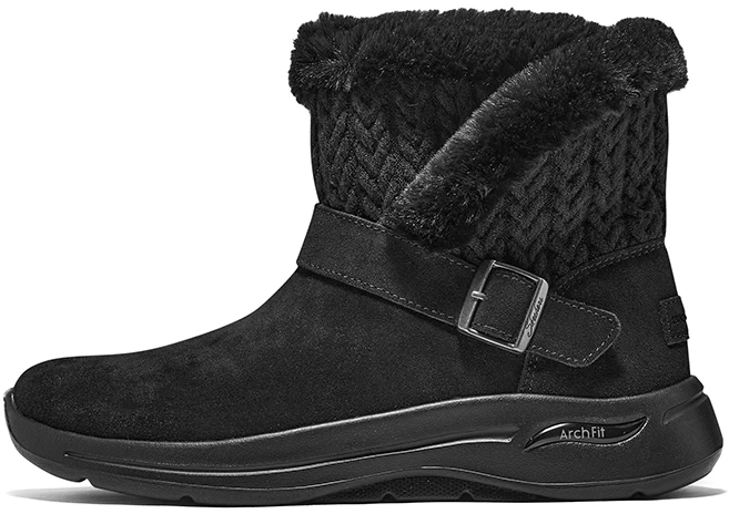 women-skechers-go-walk-arch-fit-cozy-slip-resistant-comfort-high-top-snow-boot-black-144422-bbk