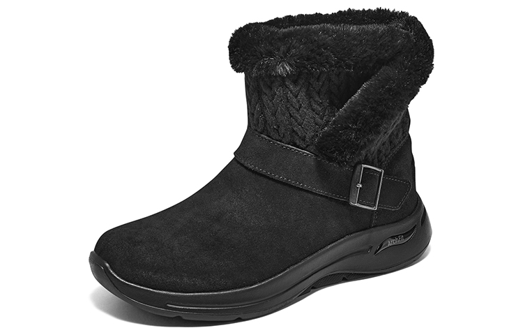 Lookbook (W) Skechers Go Walk Arch Fit ''Warme Slipbestendige Comfort Hoge Snowboot'' Zwart 144422-BBK
