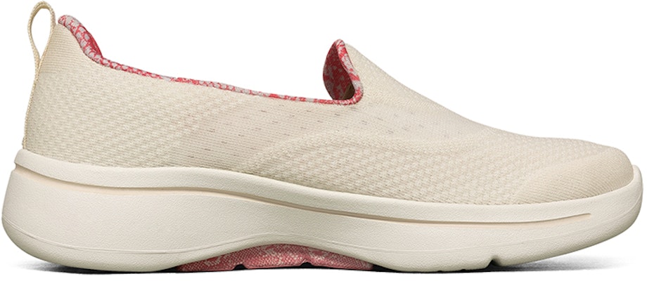 (W) Skechers Go Walk Arch Fit ''Creme Weiß'' 124475-NTCL Order (W) Skechers Go Walk Arch Fit ''Creme Weiß'' 124475-NTCL