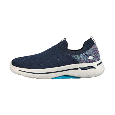(W) Skechers Go Walk Arch Fit 'Fun Times Blue'