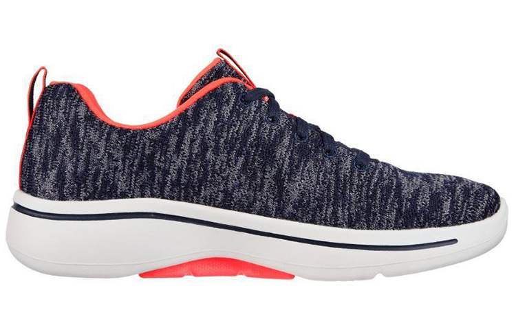 Order (W) Skechers Go Walk Arch Fit 'Glee Blue' Sepatu Jalan Pria/Wanita 124410-NVCL