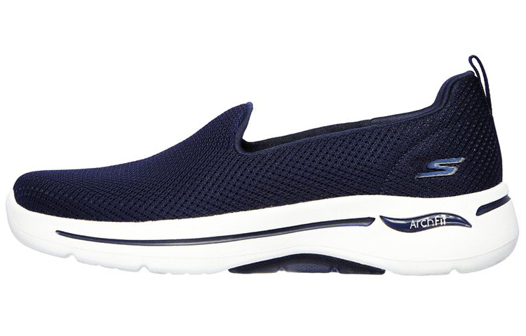 (Women) Skechers Go Walk Arch Fit 'Grateful Blue' 124401-NVW
