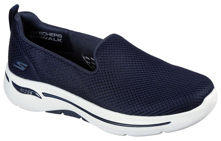 Lookbook (W) 스케쳐스 고워크 아치핏 '감사 블루' (Skechers Gowalk Arch Fit 'Gamsa Blue') 124401-NVW