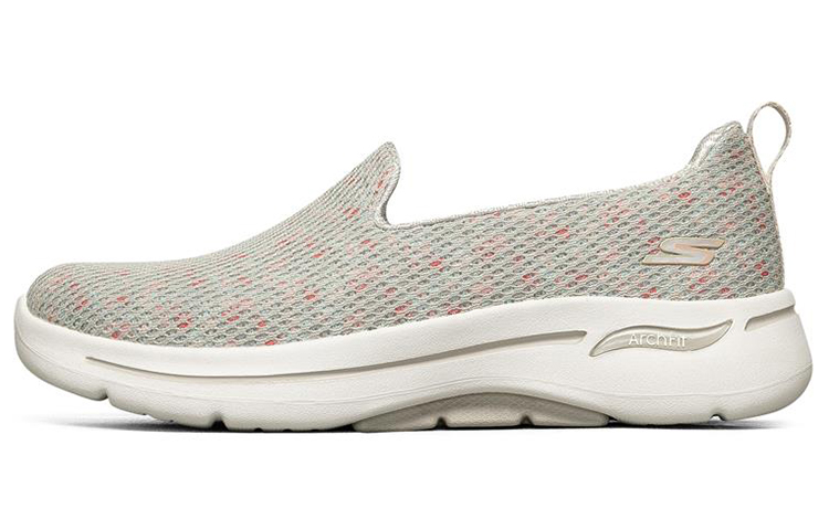 (Women) Skechers Go Walk Arch Fit 'Gray Red White' 124477-TPMT