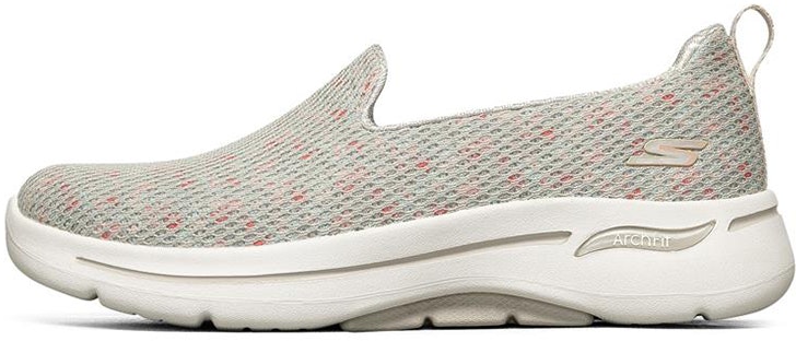 women-skechers-go-walk-arch-fit-gray-red-white-124477-tpmt