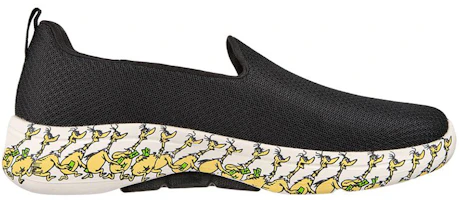 Order Skechers Go Walk Arch Fit - Green Belly 減震耐磨 懶人運動休閒鞋 女款 黑