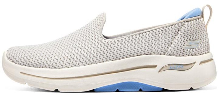 (Women) Skechers Go Walk Arch Fit 'Grey Blue Slip-On' 124880-NTLB Buy (Women) Skechers Go Walk Arch Fit 'Grey Blue Slip-On' 124880-NTLB