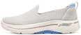 (W) Skechers Go Walk Arch Fit 'Kelabu Biru Kasut Tanpa Tali' 124880-NTLB