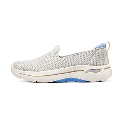 (W) Skechers Go Walk Arch Fit 'Grey Blue Slip-On'