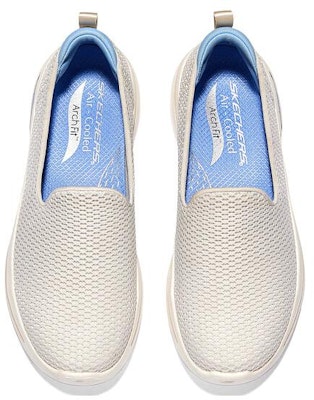 (Women) Skechers Go Walk Arch Fit 'Grey Blue Slip-On' 124880-NTLB Lookbook (Women) Skechers Go Walk Arch Fit 'Grey Blue Slip-On' 124880-NTLB