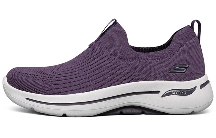 (Women) Skechers Go Walk Arch Fit 'Iconic - Purple' 124409-PUR