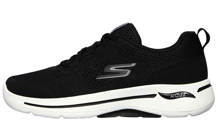 (Women) Skechers GO WALK Arch Fit 'Motion Breeze - Black White' 124404-BKW