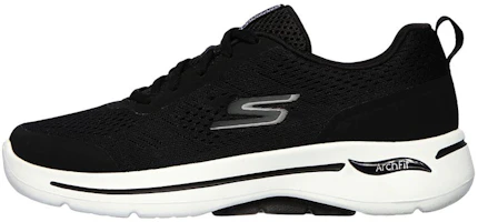 (Women) Skechers GO WALK Arch Fit 'Motion Breeze - Black White' 124404-BKW (Women) Skechers GO WALK Arch Fit 'Motion Breeze - Black White' 124404-BKW