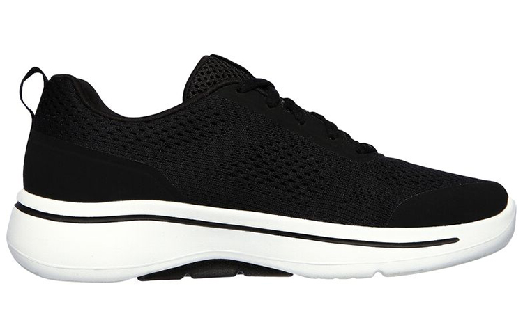 Order (W) Skechers GO WALK Arch Fit ''Motion Breeze - Zwart Wit'' 124404-BKW