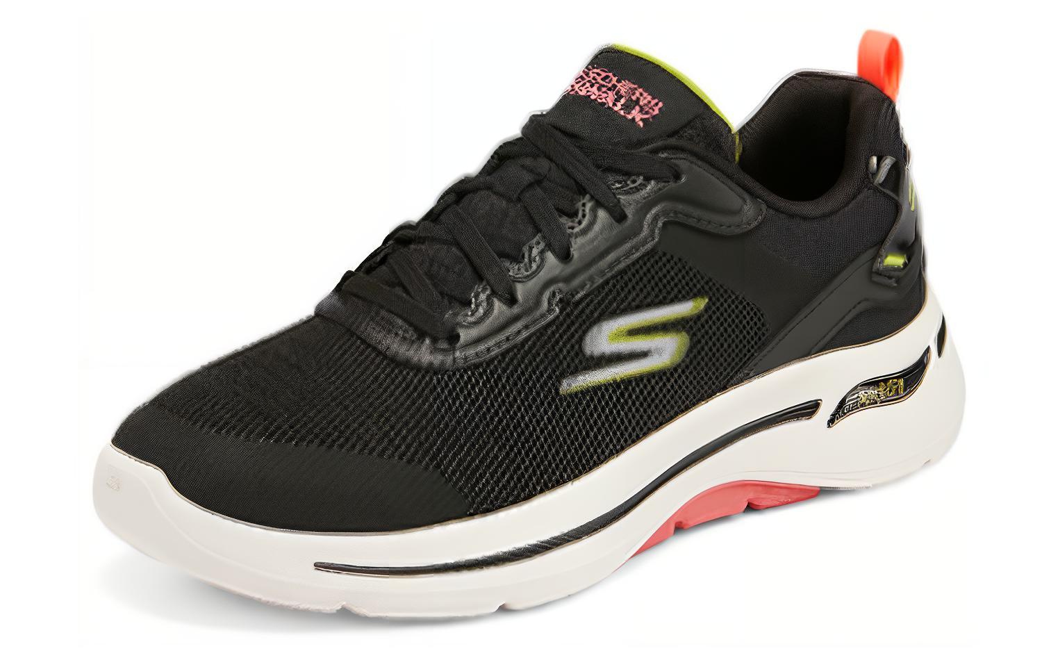 Lookbook (W) Skechers Go Walk Arch Fit ''Ocean Hori - Nero Multicolore'' 124859-BKMT