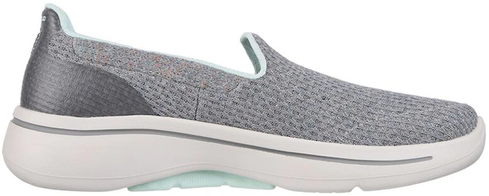 (Women) Skechers Go Walk Arch Fit 'Our Earth Slip-On Grey' 124416-GYAQ Order (Women) Skechers Go Walk Arch Fit 'Our Earth Slip-On Grey' 124416-GYAQ
