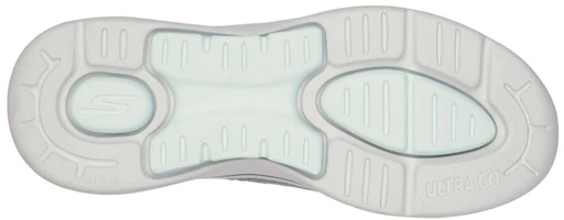 Shop Skechers Go Walk Arch Fit - Our Earth 防滑透氣 一腳蹬運動休閒鞋 女款 灰